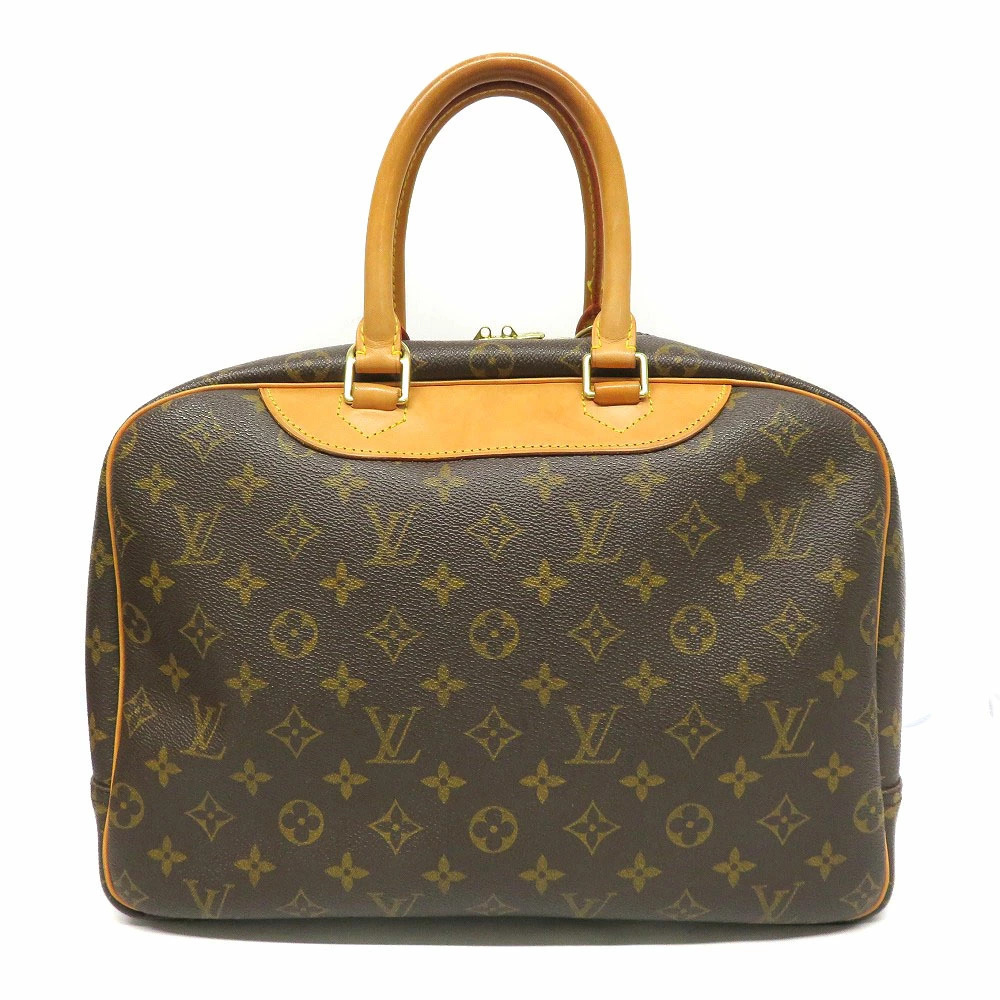 LOUIS VUITTON Deauville Handbag Bowling Vanity Monogram Brown - Picture 2 of 11